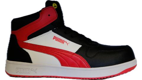 Scarpa Frontcourt Nero/Bianco/Rosso Mid