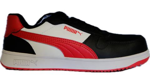 Scarpa Frontcourt Nero/Bianco/Rosso Low