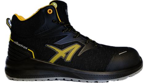 Scarpa Dalton Nero/Giallo Mid