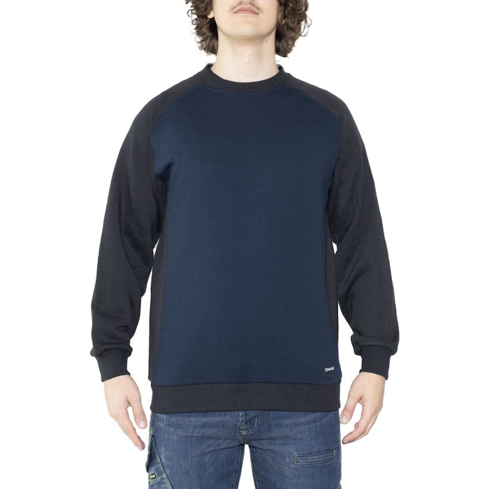 Felpa Lagorai Issaline, codice 04826, colore Nero e Blu marino