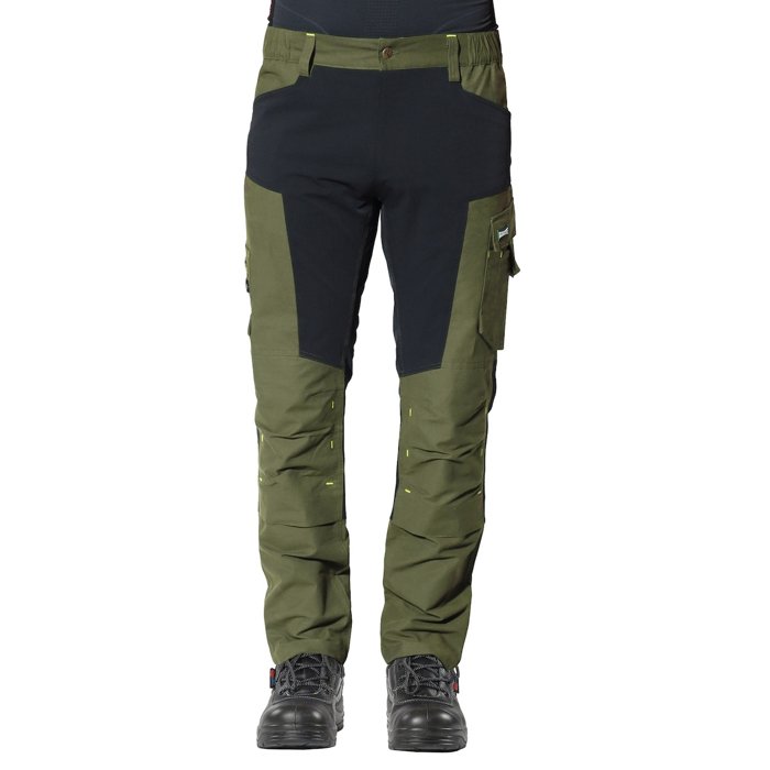 Pantalone Flexard Issaline, codice 8022B, colore Nero e Verde